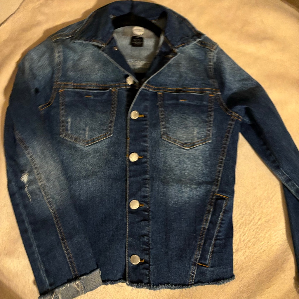 Ascend Elevate Thyself Denim Jacket